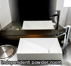 Independent powder room