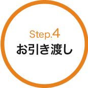 Step.4 お引き渡し