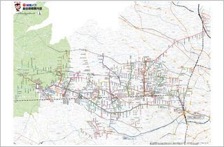 路線図 中央線沿線の路線バス 関東バス株式会社