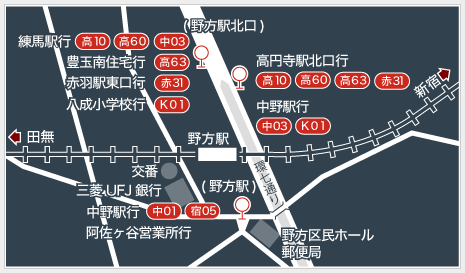 路線バス 中央線沿線の路線バス 関東バス株式会社